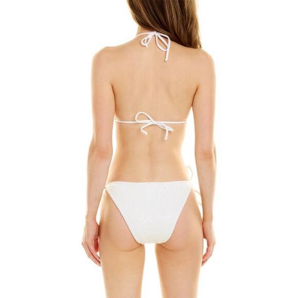 ADRIANA DEGREAS Sequin Sequin Triangle Bikini Set - Picture 2 of 7